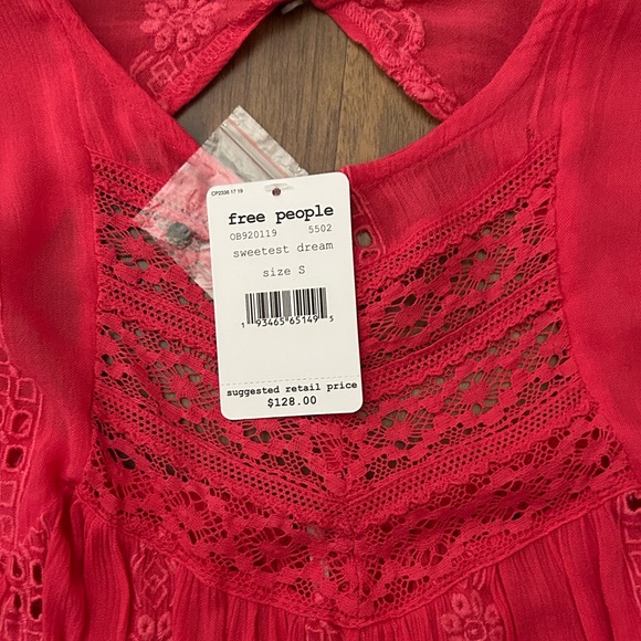 Free People Sweetest Dream Kiss Kiss Tunic Size S - Picture 9 of 12